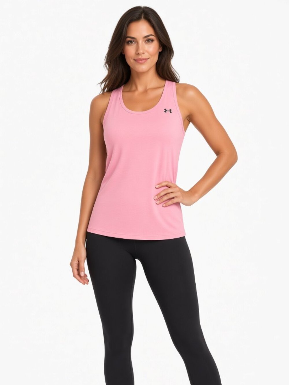 Under Armour Pink Racerback Tank HeatGear Women’s Athletic